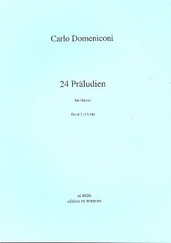 Cover 24 Präludien Band 2 (Nr.13-24) für Gitarre