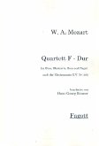 Quartett F-Dur nach KV283 für Oboe, Klarinette, Horn und Fagott Stimmen Quartett F-Dur nach KV283 für Oboe, Klarinette, Horn und Fagott Stimmen