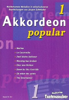 Cover Akkordeon popular Band 1: für Akkordeon (mit Text und Akkorden)