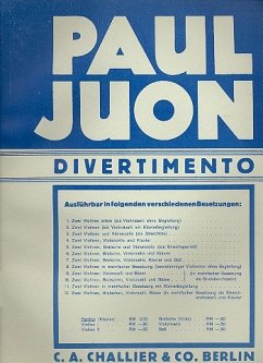 Cover Divertimento G-Dur op.92 für Streichquartett (Streichorchester) und Klavier Partitur