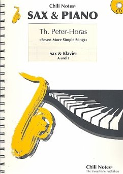 Cover 7 more simple Songs (+CD) für Alt- oder Tenorsaxophon und Klavier