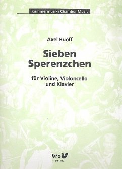 Cover 7 Sperenzchen für Violine, Violoncello und Klavier Partitur und Stimmen