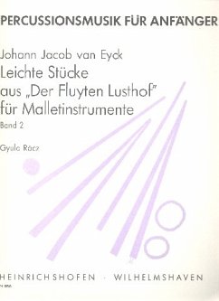 Cover Leichte Stücke aus Der Fluyten-Lusthof Band 2 für Mallet-Instrument