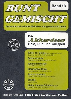 Cover Bunt gemischt Band 18 für Akkordeon