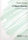 O magnum mysterium for medium voice and piano (organ) (lt)