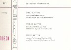 3 Suiten aus einem Flötenbuch um 1700 für Sopran-, Alt- oder Tenorblockflöte solo