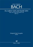 Du wahrer Gott und Davids Sohn Kantate Nr.23 BWV23 Studienpartitur (dt/en) Du wahrer Gott und Davids Sohn Kantate Nr.23 BWV23 Studienpartitur (dt/en)