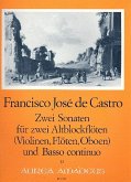 2 Sonaten aus op.1 für 2 Altblockflöten und Bc op.1,3 und op.1,8