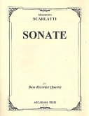 Sonate für 4 Baßblockflöten Partitur und Stimmen Sonate für 4 Baßblockflöten Partitur und Stimmen