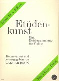 Etüdenkunst Eine Etüdensammlung für Violine