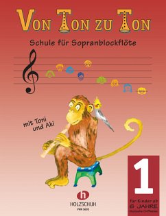 Cover Von Ton zu Ton Band 1 Schule für Sopranblockflöte (deutsches System)