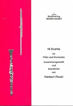 Cover 18 Duette für Flöte und Klarinette Spielpartitur