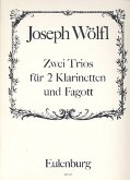 2 Trios Es-Dur und B-Dur für 2 Klarinetten und Fagott (Violoncello) 2 Trios Es-Dur und B-Dur für 2 Klarinetten und Fagott (Violoncello)