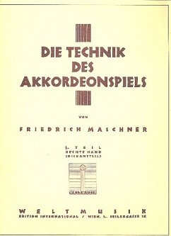 Die Technik des Akkordeonspiels Band 1 Rechte Hand (Diskantteil)