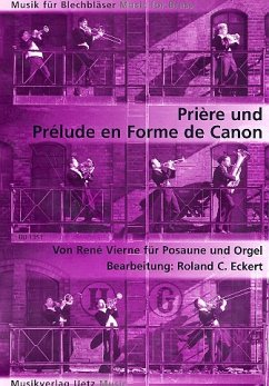 Cover Pričre und Prélude en forme de canon für Posaune und Orgel