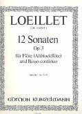12 Sonaten op.3 Bd.3 (Nr.7-9) für Flöte (Altblockflöte) und Bc 12 Sonaten op.3 Bd.3 (Nr.7-9) für Flöte (Altblockflöte) und Bc