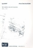 Quartett für 2 Violinen, Viola und Violoncello Partitur und Stimmen Quartett für 2 Violinen, Viola und Violoncello Partitur und Stimmen