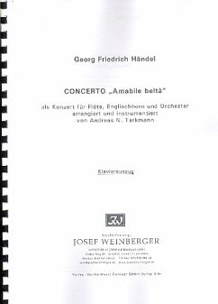Cover Concerto Amabile Beltŕ für Flöte, Englischhorn und Orchester für Flöte, Englischhorn und Klavier Stimmen