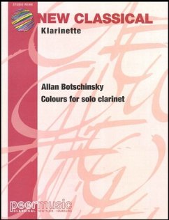 Cover Colours for solo clarinet