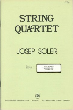 Cover String Quartet score