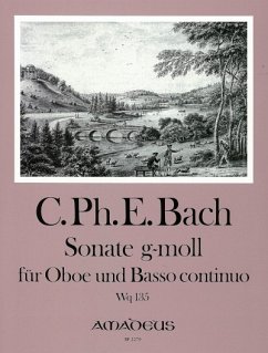 Cover Sonate g-Moll wq135 für Oboe und Bc