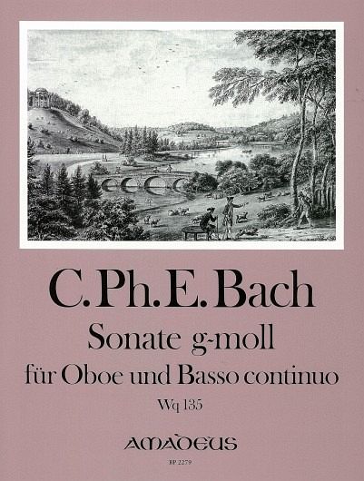 Sonate g-Moll wq135 für Oboe und Bc
