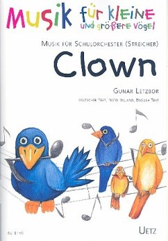 Cover Die Abenteuer des kleinen Clowns für Streichorchester (Schulorchester) Partitur und Stimmen (3-2-2--2-2)