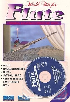 Cover World Hits for flute (+CD) Original und Playbackversion mit Noten