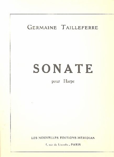 Sonata for harp Sonata for harp