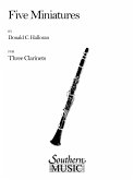 Donald Halloran Five (5) Miniatures Klarinettentrio Buch