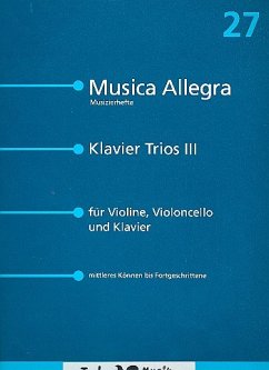 Cover Klaviertrios Band 3