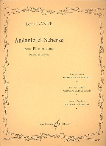 Andante et Scherzo pour pour flűte et piano