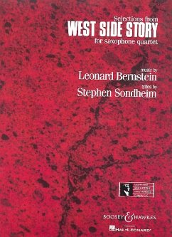 Cover West Side Story (Selections) für 4 Saxophone (SATBar) Partitur und Stimmen