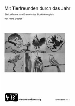 Cover Mit Tierfreunden durch das Jahr für Sopranblockflöte