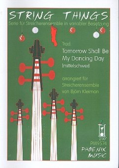 Cover Tommorow shall be my dancing day für Sreicherensemble (mittelschwer) Partitur und Stimmen