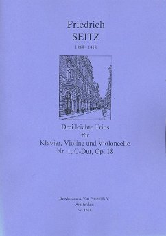 Cover Trio C-Dur Nr.1 op.18 für Violine, Violoncello und Klavier Stimmen