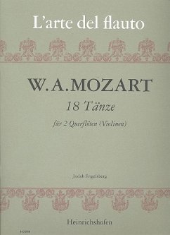 Cover 18 Tänze für 2 Querflöten (Violinen) Spielpartitur