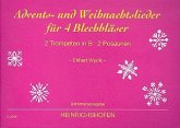 Advents- und Weihnachtslieder für 4 Blechbläser 2 B-Trompeten/2 Posaunen