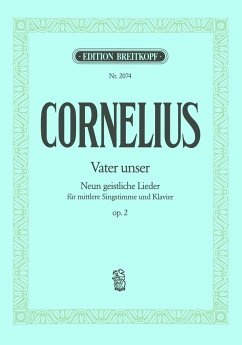 Cover Vater unser op.2 9 geistliche Lieder für mittlere Singstimme und Klavier (dt/en)