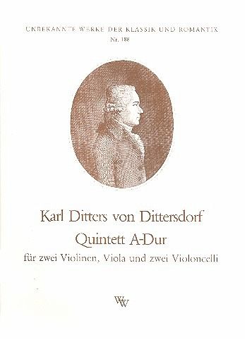 Quintett A-Dur für 2 Violinen, Viola und 2 Violoncelli Stimmen