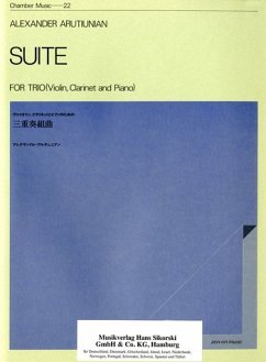 Cover Suite für Violine, Klarinette und Klavier Stimmen
