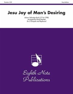 Jesu Joy of Man's Desiring for 2 trumpets and keyboard score and parts Jesu Joy of Man's Desiring for 2 trumpets and keyboard score and parts