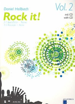 Cover Rock it Band 2 (+CD) für 3-4 Blockflöten (SAT(A)) und Klavier