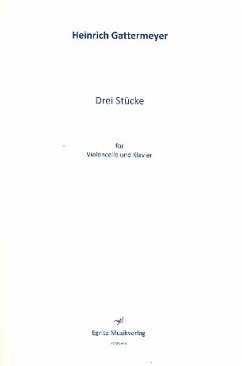 Cover 3 Stücke für Violoncello und Klavier