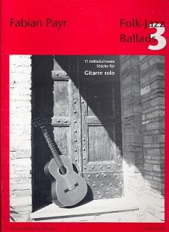 Cover Folk-Jazz Ballads Band 3 11 mittelschwere Stücke für Gitarre