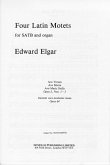 4 Latin Motets for mixed chorus and organ score