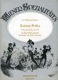 Katzen-Polka op.441 für 2 Trompeten, Horn, Posaune und Tuba Partitur und Stimmen