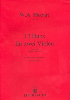 Cover 12 Duos KV487 für 2 Violen Partitur