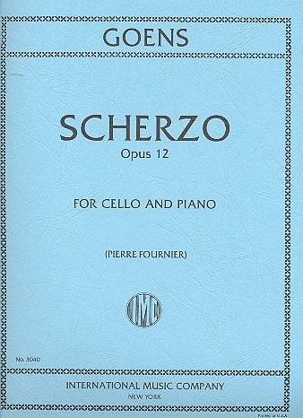 Scherzo op.12 for cello and piano