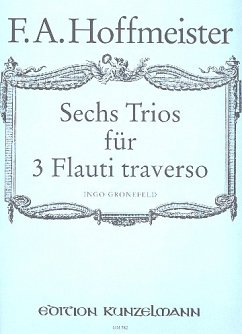 Cover 6 Trios für 3 Flöten Partitur und Stimmen
